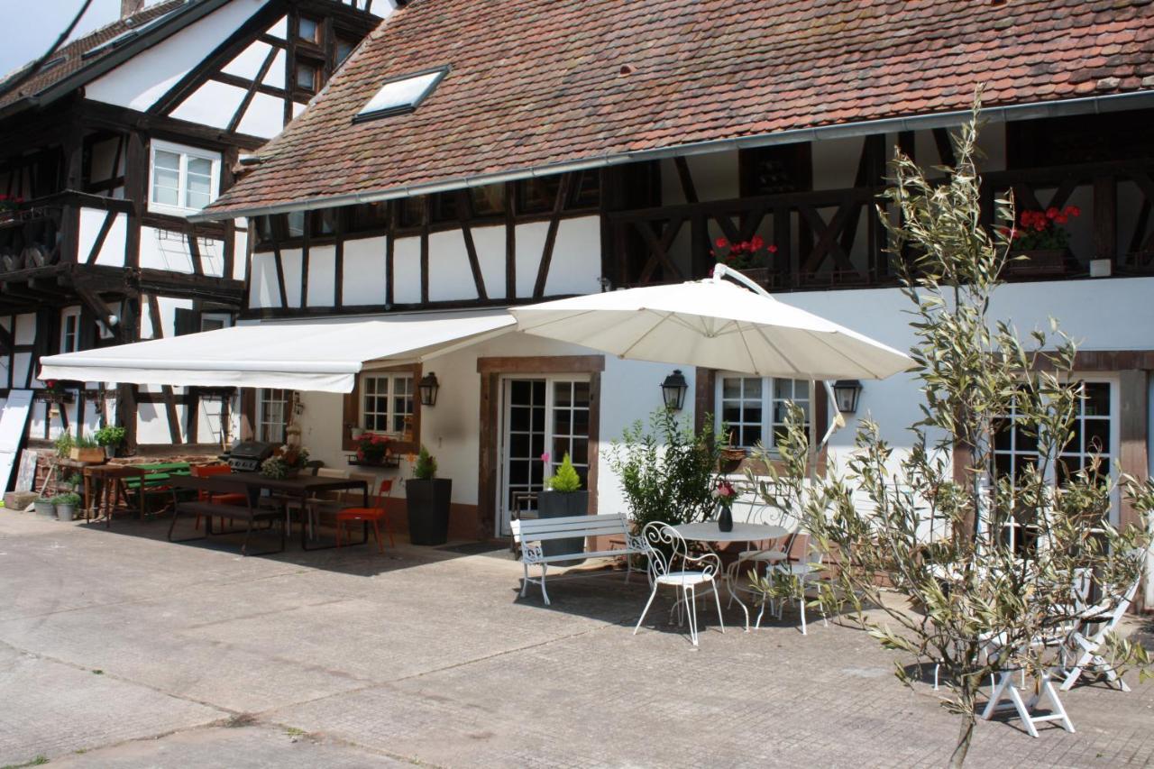 La Grange Aux Coqs Bed and Breakfast Ittenheim Eksteriør billede